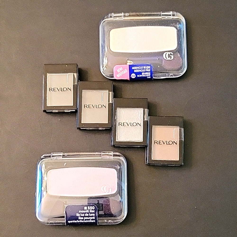 NEW 6 Eyeshadows Set, Contour & Highlights, 4 Revlon + 2 Cover Girl